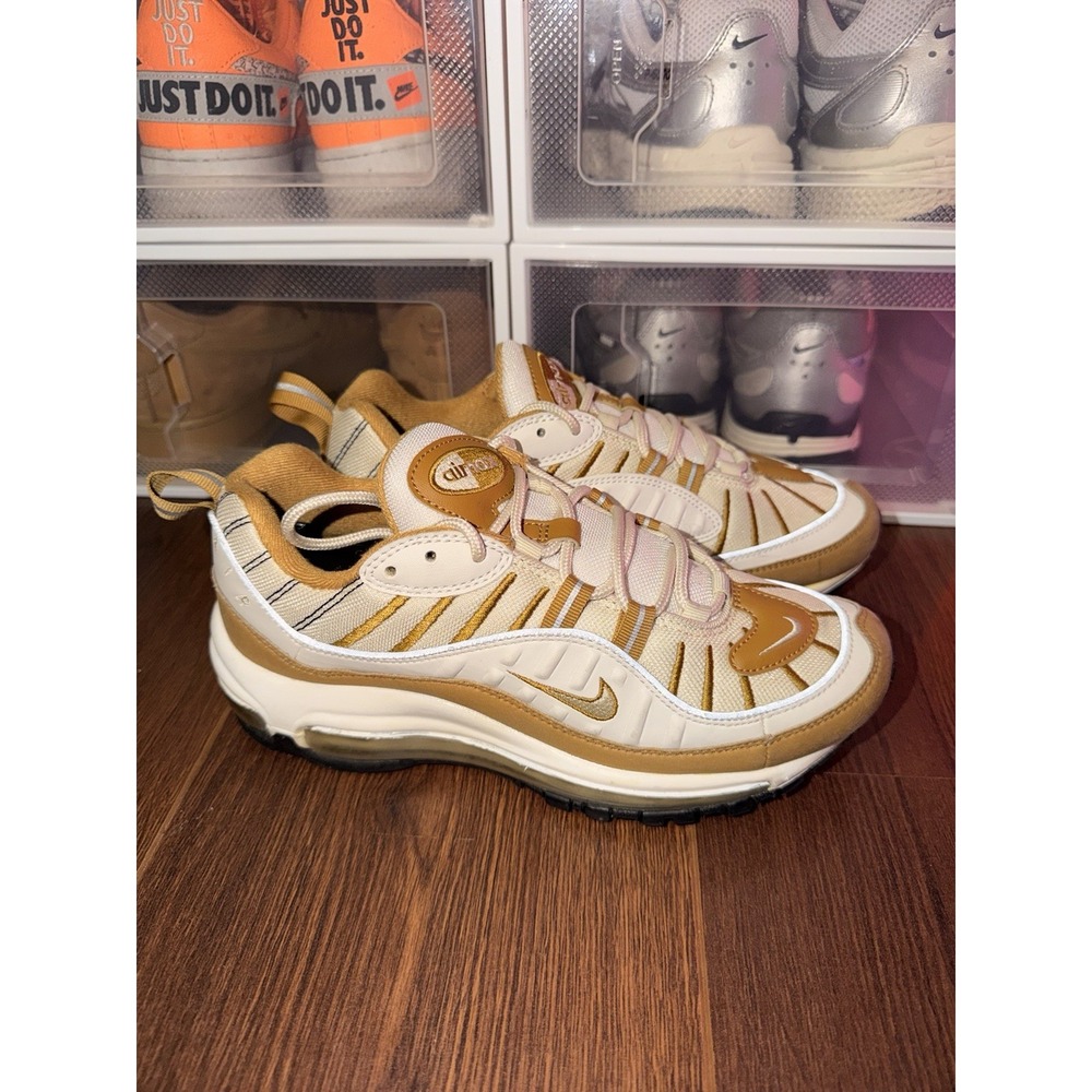 Size 7.5 - Nike Air Max 98 Phantom W AH6799-003 Brown Womens Sneaker